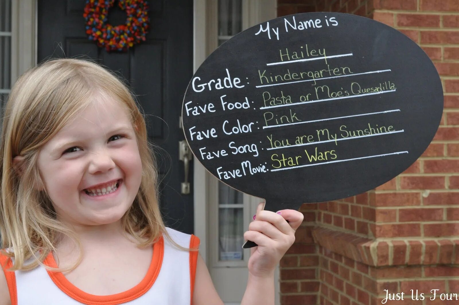 First day school. Back to School traditions. 1st Day of School. First Day at School ideas. Photo for 1st Day in School Memory.