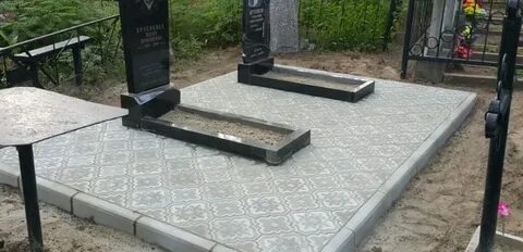 Плитка для благоустройства могил