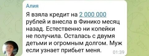 Финико пирамида финансовая последние новости