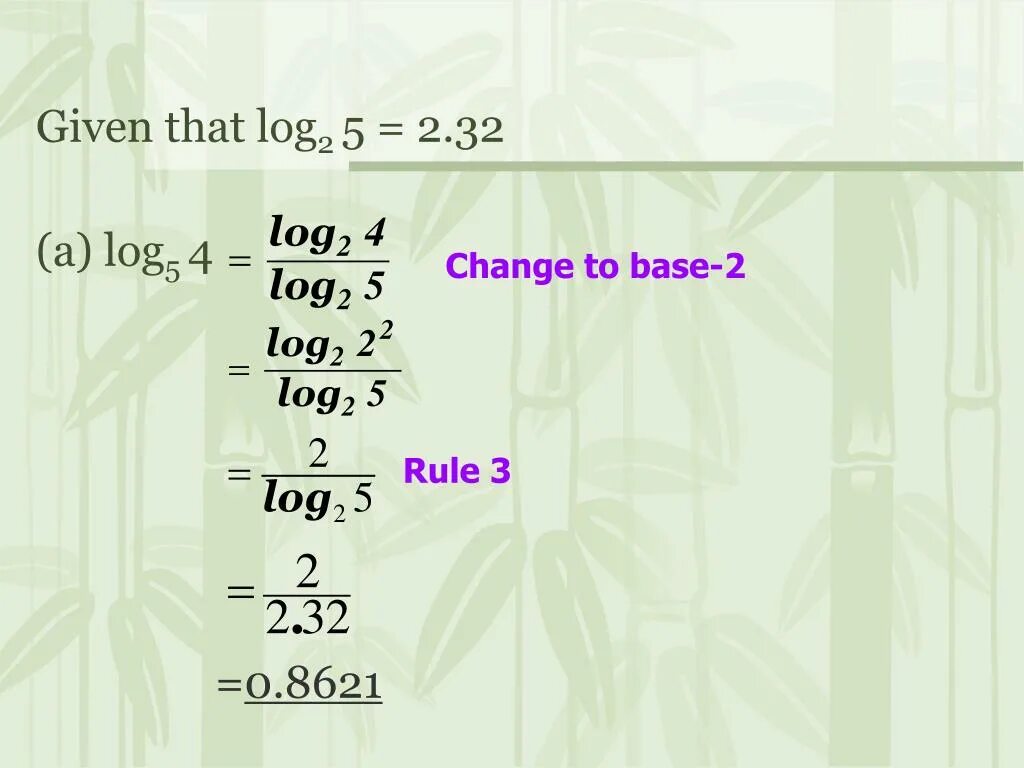 Лог 2 5. Лог 2 32. Лог 5 0.2 Лог 0.5 4. Log5 4. Log 6 log 2 64