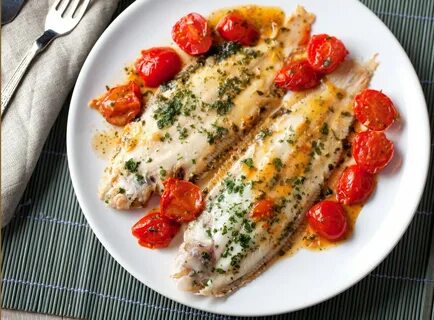 Треска запеченная с овощами