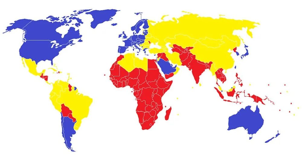 Первый второй и третий мир карта. 3 июня в мире