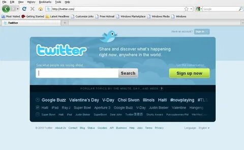 Twitter account