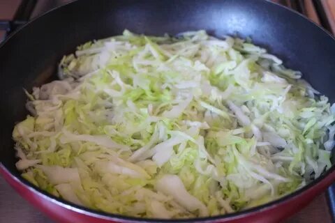 Капуста с яйцом для пирожков