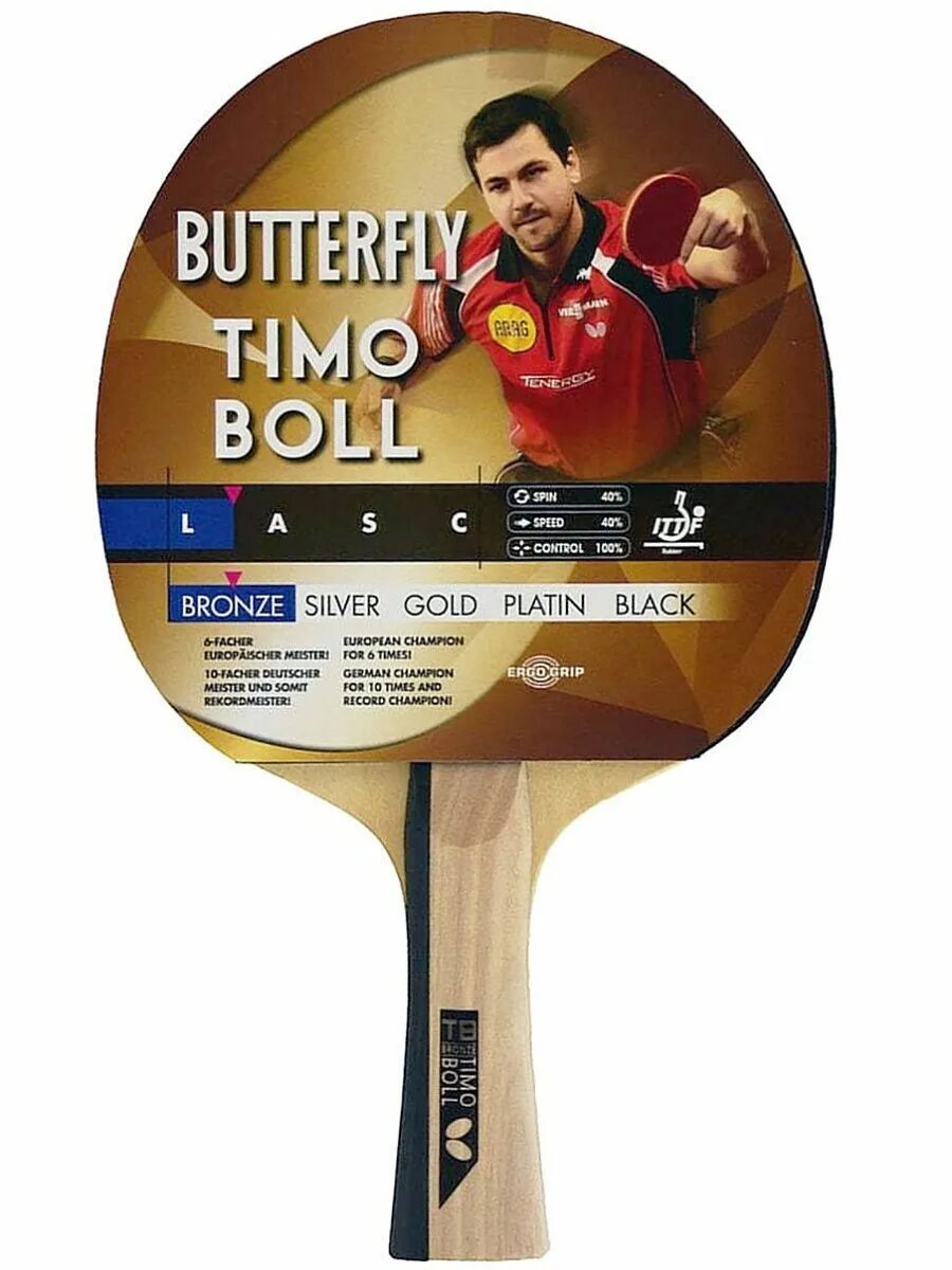 Характеристики ракетки для настольного тенниса. Ракетка Butterfly Timo Boll. Ракетка Timo Boll, bronce. Butterfly Timo Boll Bronze. Теннисная ракетка Баттерфляй Тимо Болл Голд.