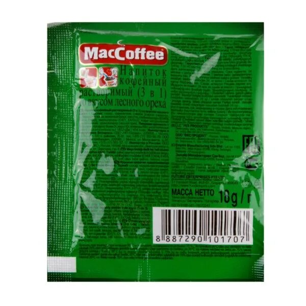 Маккофе калорийность. MACCOFFEE strong 3 в 1. MACCOFFEE Лесной орех. Маккофе 3 в 1 Ореховый. Маккофе 3в1 лесн. Орех 1пак*18г/25х20.