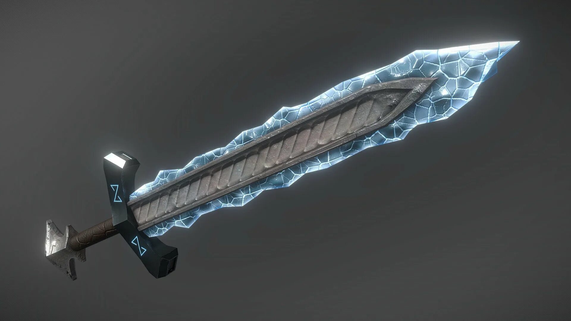 Как получить меч. Двуручный меч Лоу Поли. Меч Фрост мод. 3д модель меч sifi. Frost dk Sword.