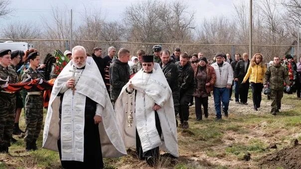 В Павловской простились. Похороны Павловский район.