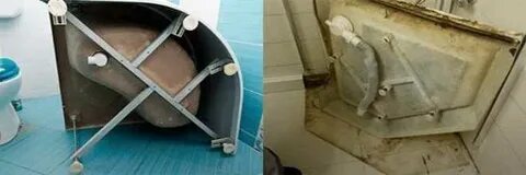 Как снять душевую кабинку