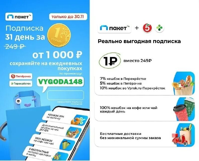 Пакет клиентам без активной подписки что это. Подписка пакет x5. подписка пакет промокод. подписка пакет пятерочка за 1 рубль. x5 пакет.ру.
