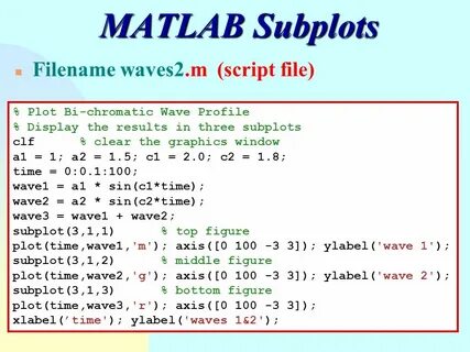 M script file