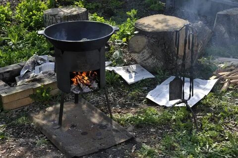 Использование нового казана