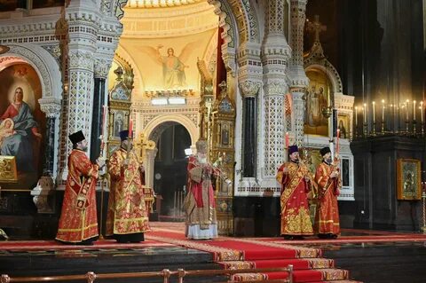 Пасхальное богослужение храм христа