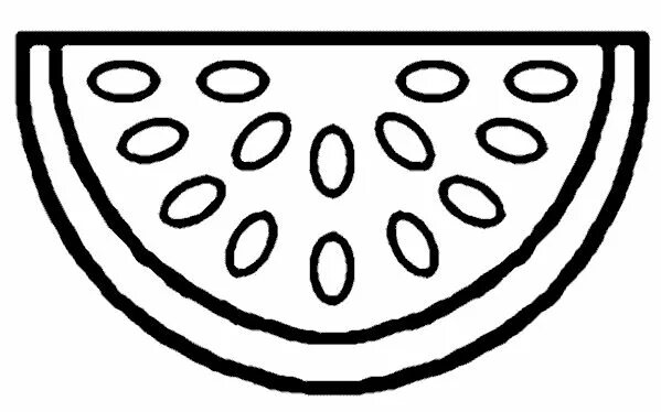 Арбуз раскраска для детей распечатать Fruits Coloring Pages For Preschoolers Раскраски с цветами, Раскраски, Раскраска