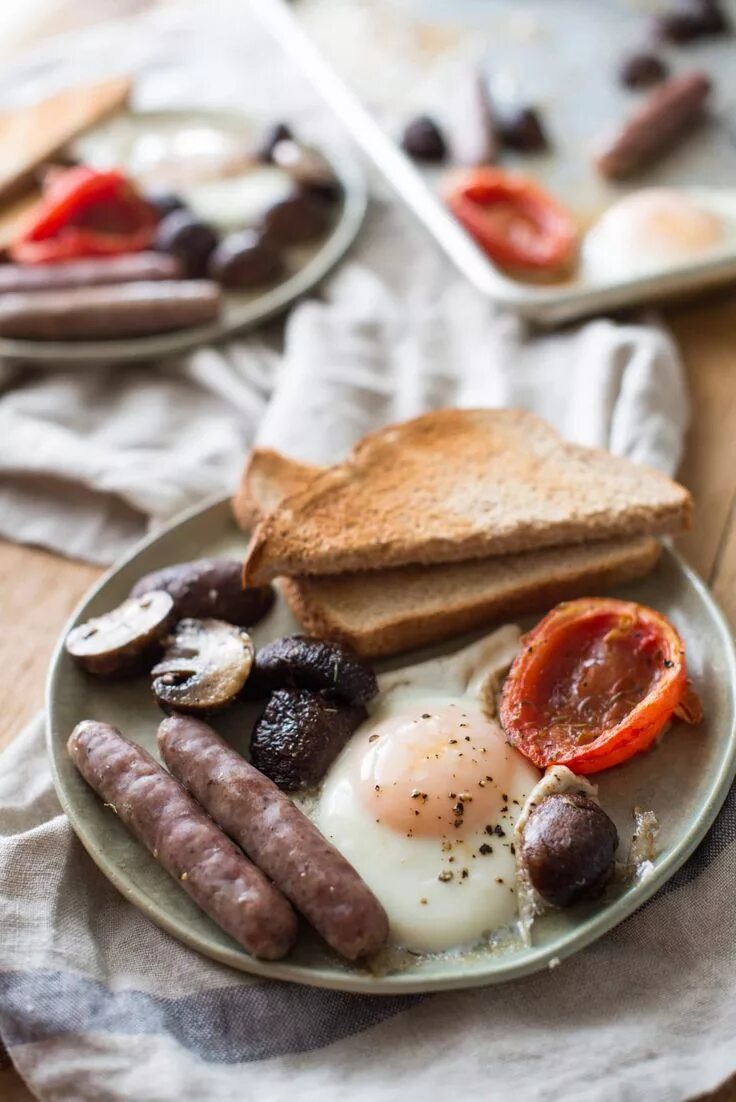 We made breakfast