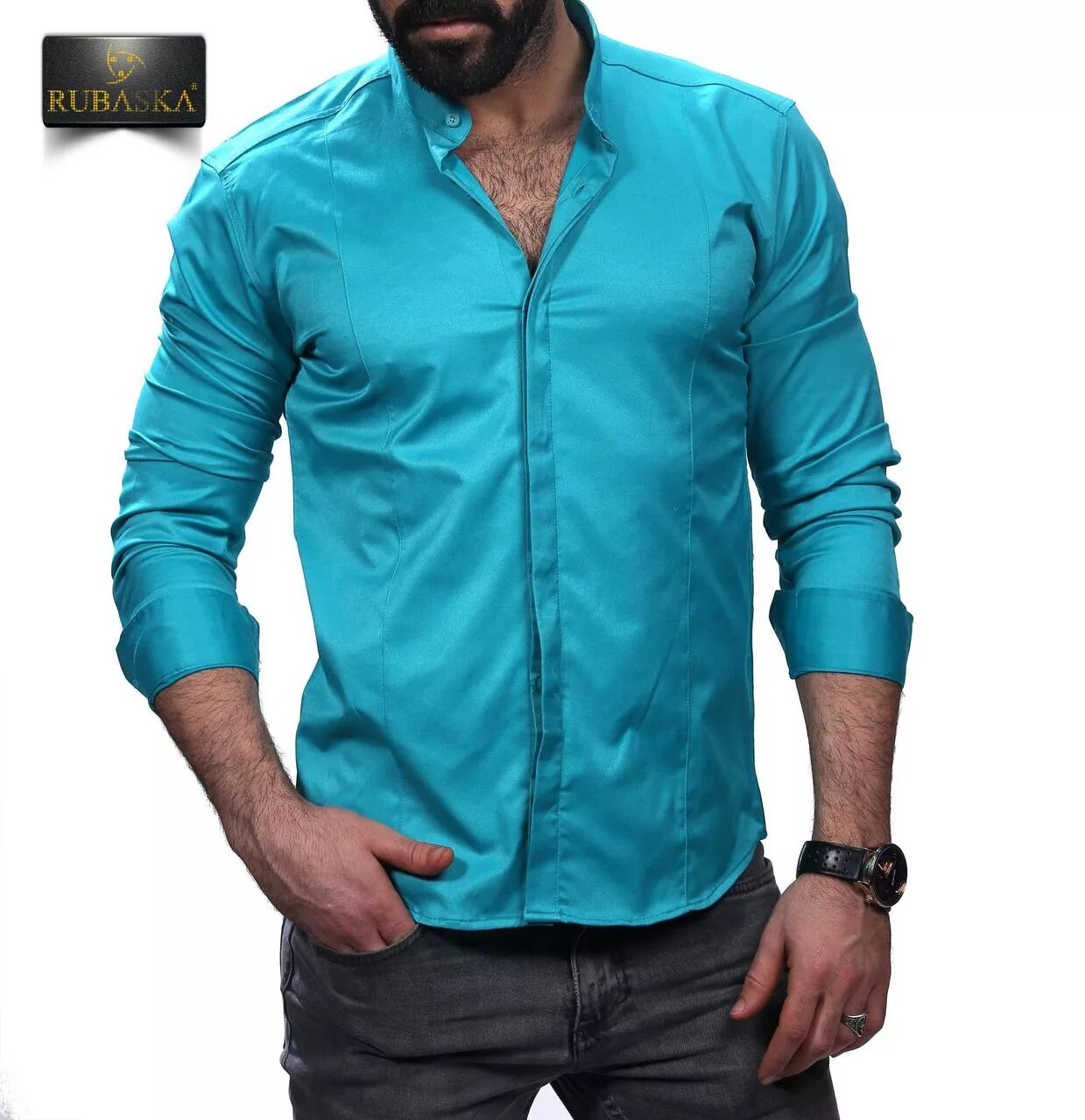 Бирюзовая мужская рубашка приталенная. Бирюзовая рубашка мужская. Лазурная рубашка мужская. Рубашка мужская. Бирюзовая рубашка мужская.
