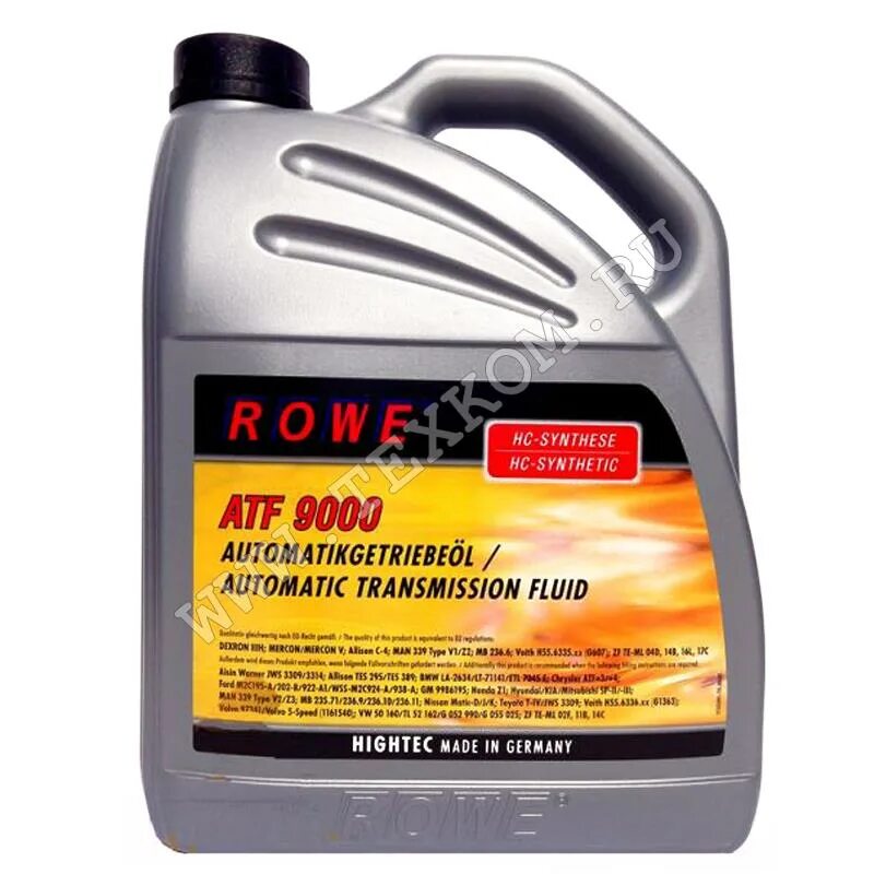 Rowe atf. Rowe ATF 9000. Масло трансмиссионное Rowe Hightec ATF 9000. Hightec ATF 9000 (25020). Hightec ATF 9006.