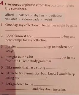 Use the words перевод на русский