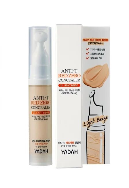 Anti t red zero. Yadah anti-t red zero concealer. yadah корректор. yadah консилер anti-t. yadah anti-t red zero concealer свотчи.