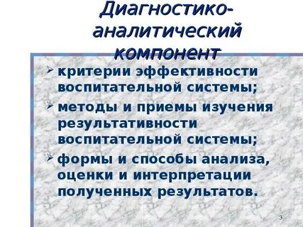 Компоненты 5 класс