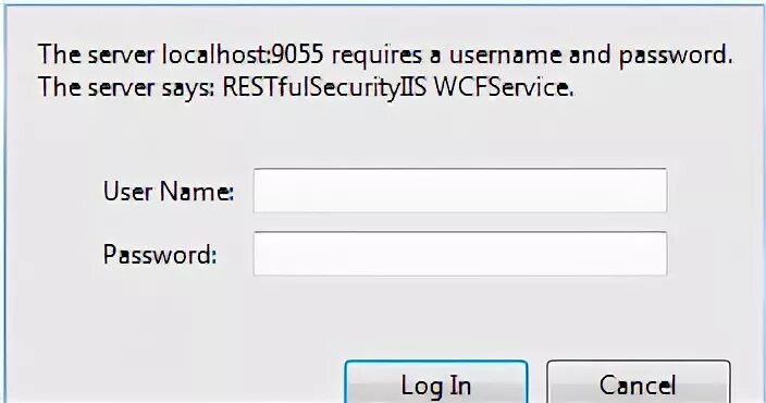 Authentication required