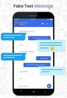 Fake text message