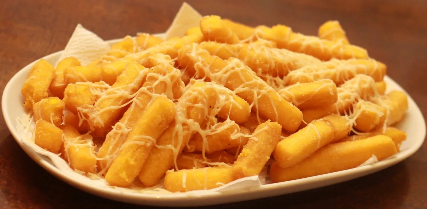 Polenta Fries. Полента аматричана. Райядер Фрита. Жареная Полента. Karapari com