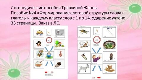Пособия слоговая структура