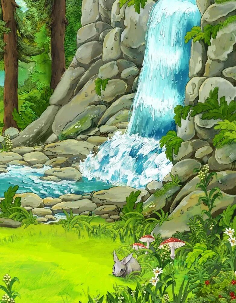 Ручеек картинка для детей. Ручеек и тополь автор сказки. Ручеёк книга для детей. Сказка ручейки. Сказочный ручей.