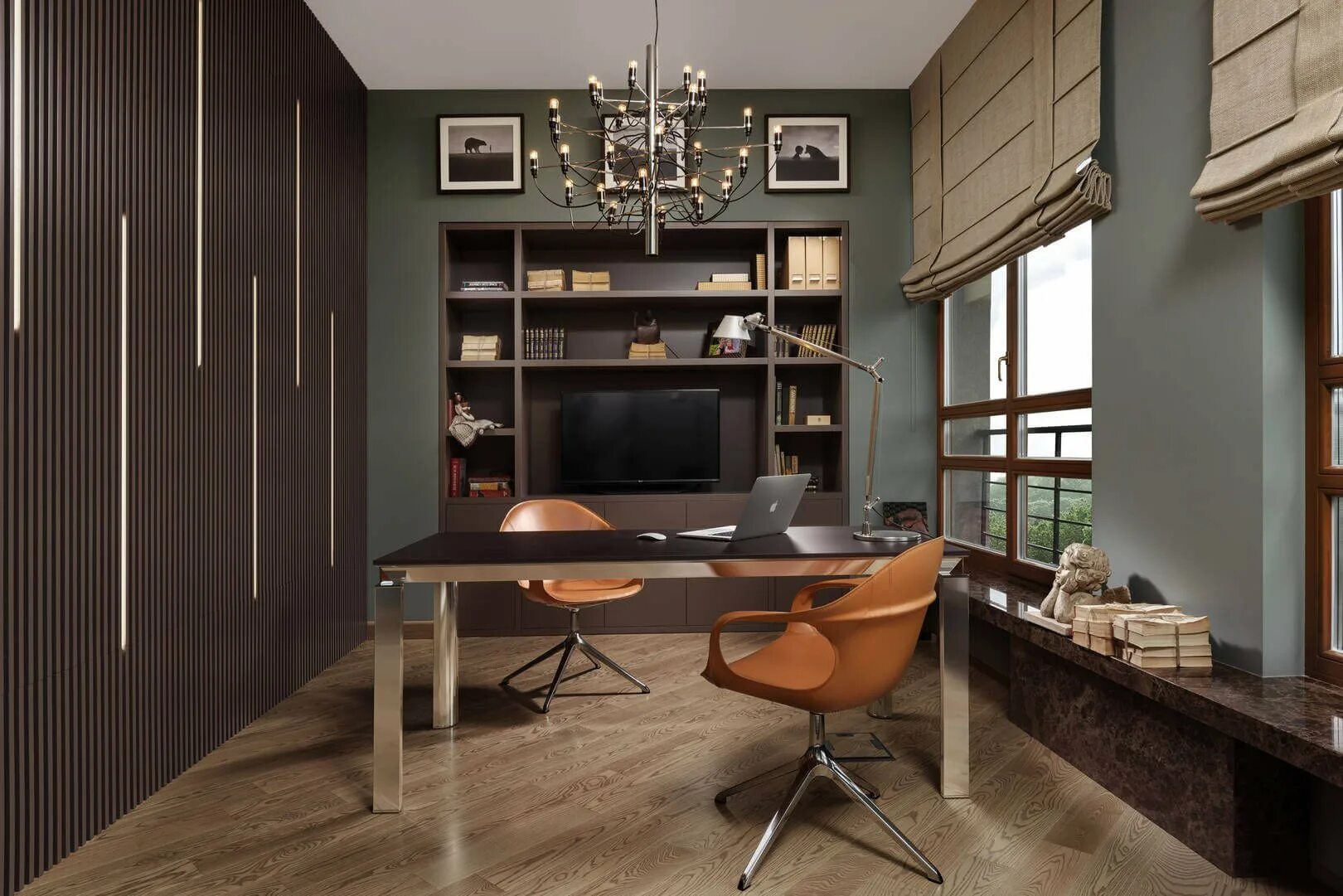 Современный кабинет в квартире. Интерьер кабинета в доме. Интерьер современного кабинета. Стильный интерьер кабинета. Современный кабинет руководителя.
