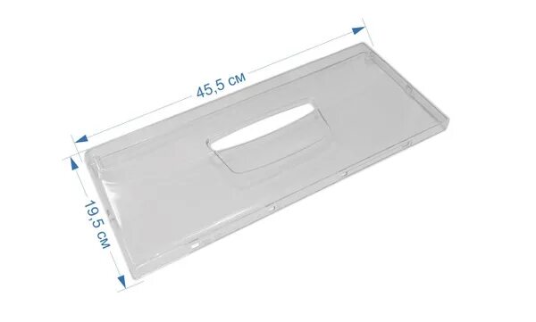 Панель ящика морозилки для холодильника Indesit, Dexp, Stinol 148032954-3-2, 148