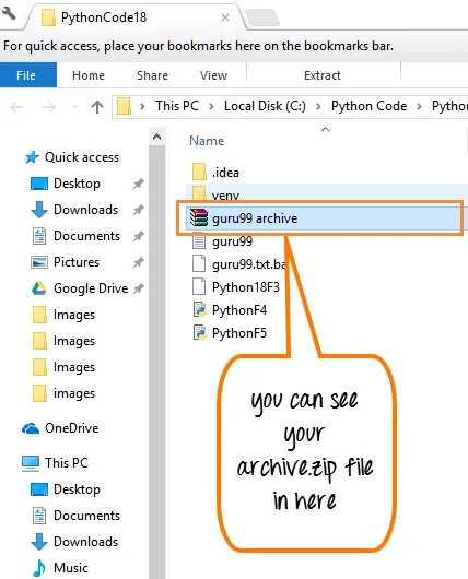 Как создать папку в python. Zip python. zip в питоне. модуль zip python. zip python распаковать.