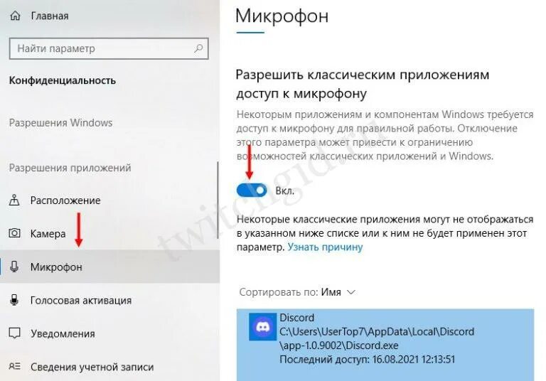 Что делать в дс не работает микрофон. Разрешить доступ к микрофону. не работает микрофон в дискорд. как разрешить использование микрофона. что если в дискорде не работает микрофон.