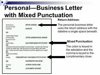 Business letter