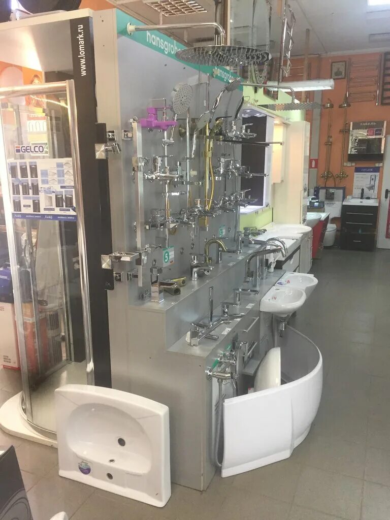 туристская 23 к 2. отдел сантехники. оборудование для магазина сантехники. товары. сантех бренд.