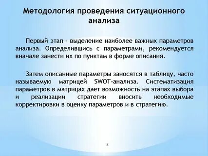 Методология проведения