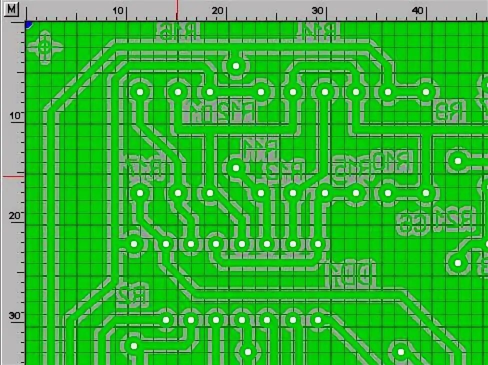 Sprint layout платы. Простая плата в sprint layout.