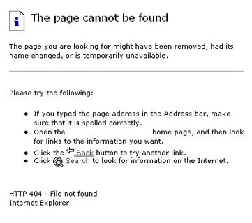 Page cannot