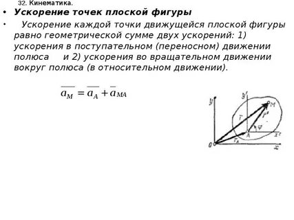 Кинематика скорость и ускорение