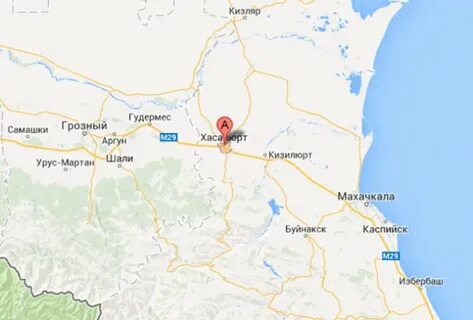 Карта г избербаш