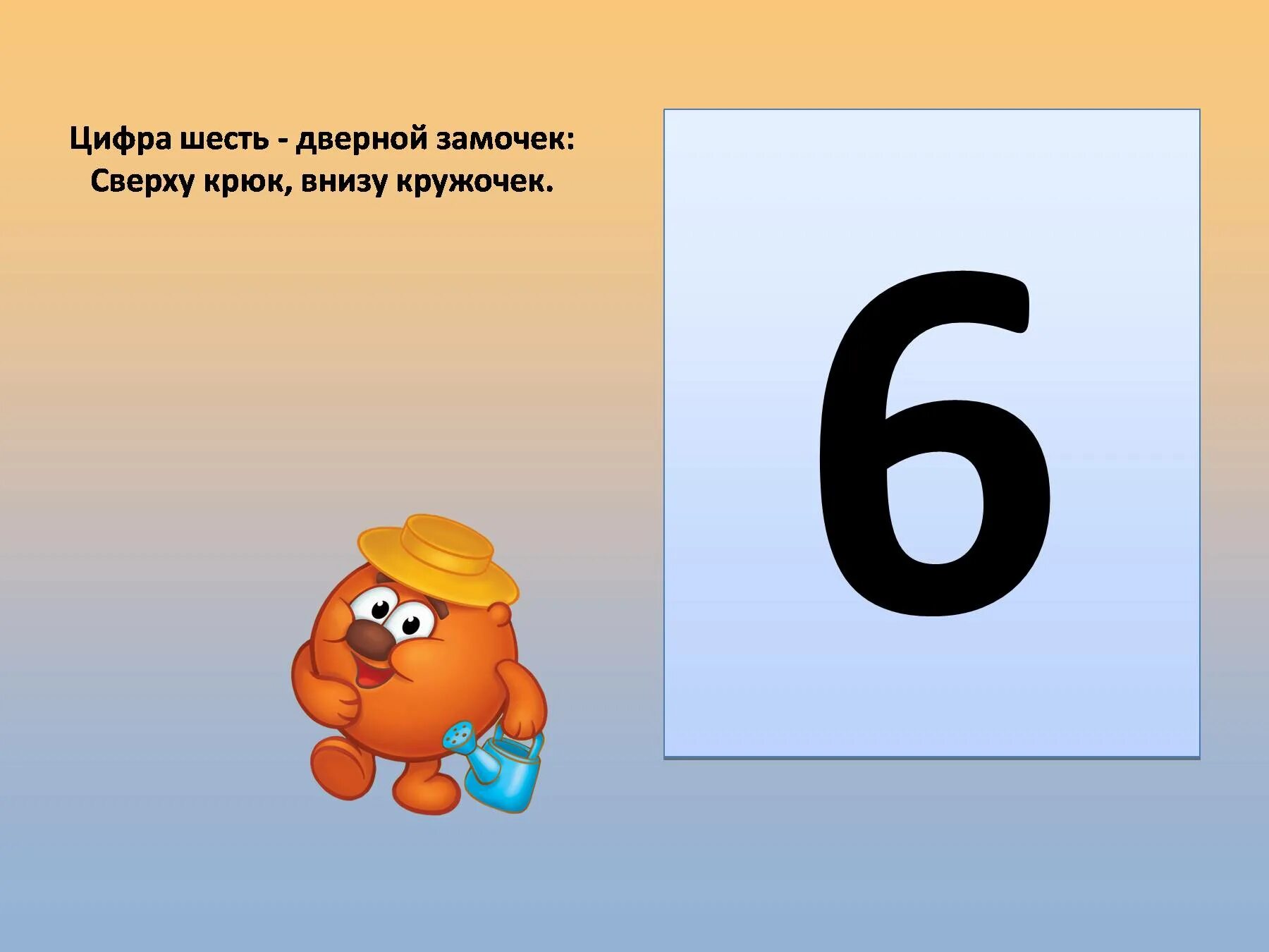 Вопросы с ответом цифрой 6