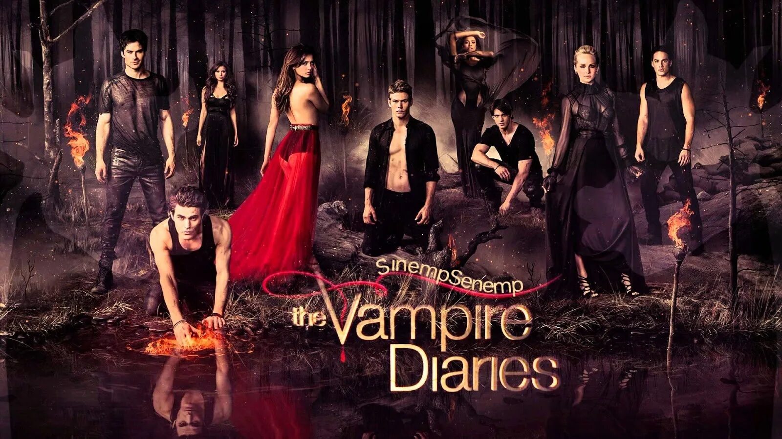 The vampire diaries in english. Дневники вампира заставка. Дневники вампира обои.