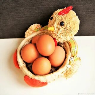Корзинка для яиц курица