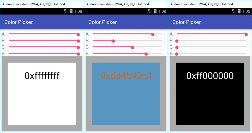 Шкала Пикеринга. Android Studio Color Picker. Android Studio фрагмент Color Picker. Цвета в андроид студио. Android int