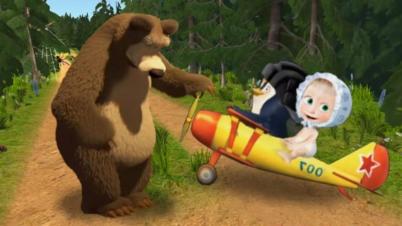 Маша развлечения. Маша и медведь самолет. Маша на самолете. Маша из Маши и медведя в самолёте. Игры Маша и медведь догонялки.
