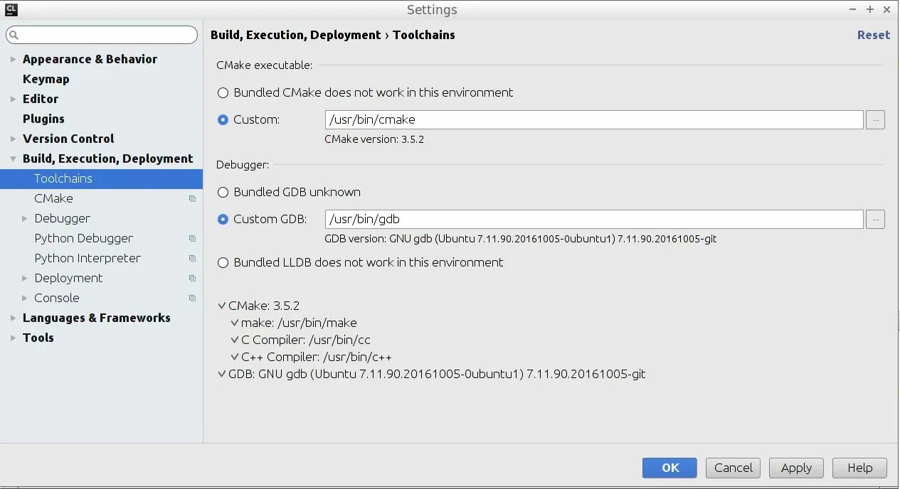 Cmake c compiler not set after enablelanguage. Правильная структура проекта с cmake. как добавить новый файл в проект clion. clion project interpreter.