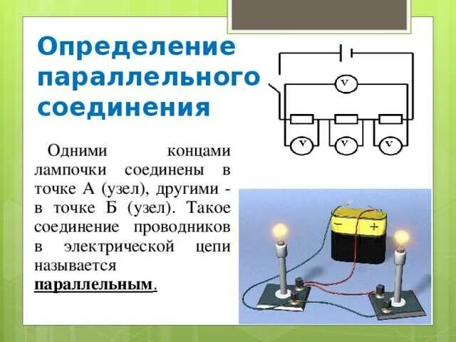 Параллельные лампочки