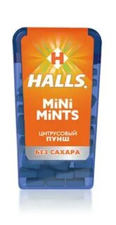 Halls mini mints без сахара