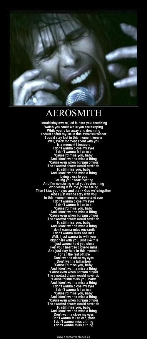 Перевод песни cause. Aerosmith i don't wanna Miss a thing. Aerosmith i don`t want to Miss. Don't want to Miss a thing - Aerosmith текст. Aerosmith Miss you Baby.