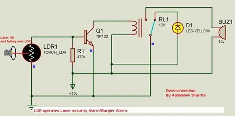 Laser security circuit